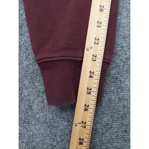 Nike Sportswear Club Sweat Pants Mens Small Burgundy Red Fleece Logo Joggers - Picture 6 of 13